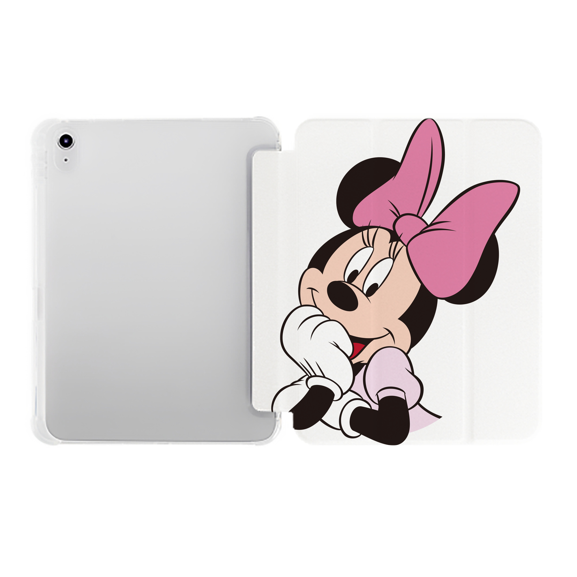 （画像用） ミッキーマウス Mickey Mouse IPad ケース ペン収納付き 三つ折りスタンド PUレザー×シリコン 対応機種9.5/10.5/10.9インチ